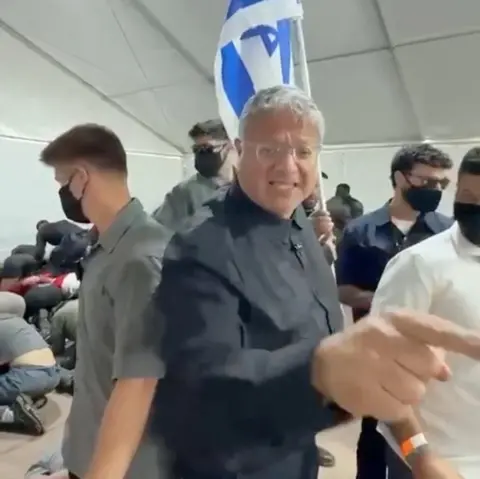 Far-right Israeli minister condemned for taunting handcuffed Gaza flotilla activists